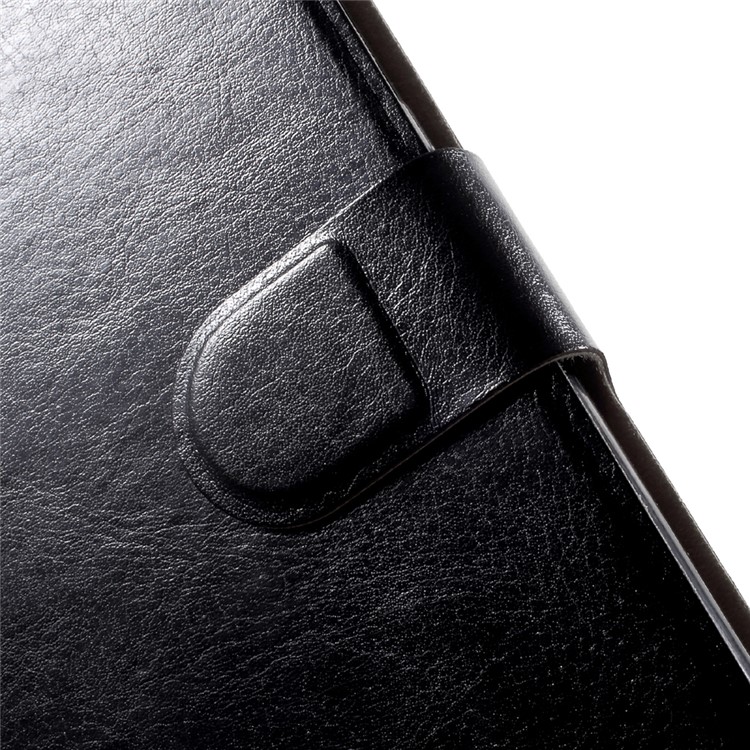 Crazy Horse Card Slot Stand Leather Case for Sony Xperia XA1 Ultra - Black-6