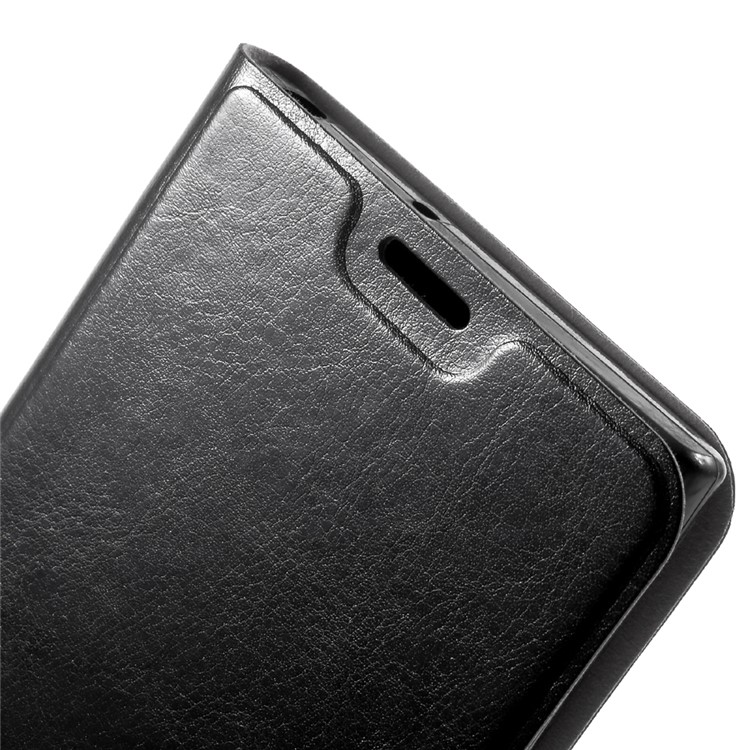 Crazy Horse Card Slot Stand Leather Case for Sony Xperia XA1 Ultra - Black-7