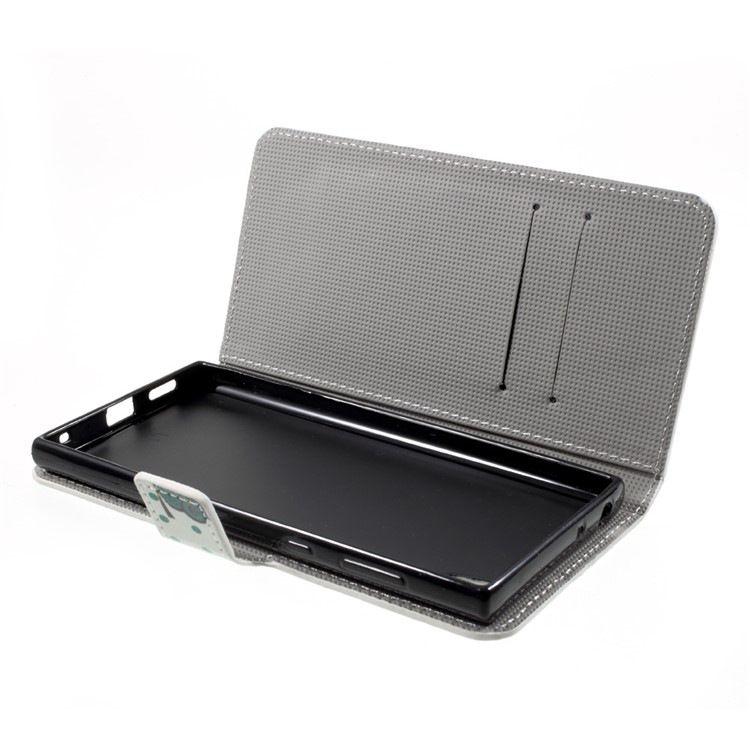 Pattern Printing PU Leather Folio Wallet Case Cover for Sony Xperia L1 - Sleeping Owl-5