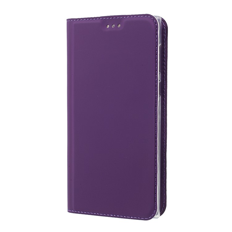 For Sony Xperia L1 Ultra-thin Leather Mobile Phone Cover with Stand - Purple-1