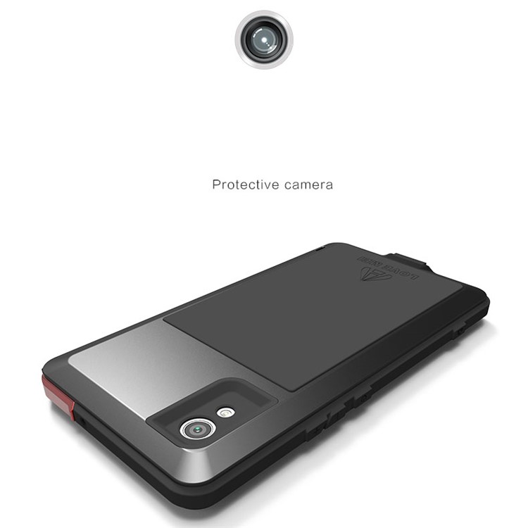 AMOR MEI Potente para Sony Xperia XA1 a prueba de choque Dropproof Dirtproof caso protector del teléfono - Negro-10