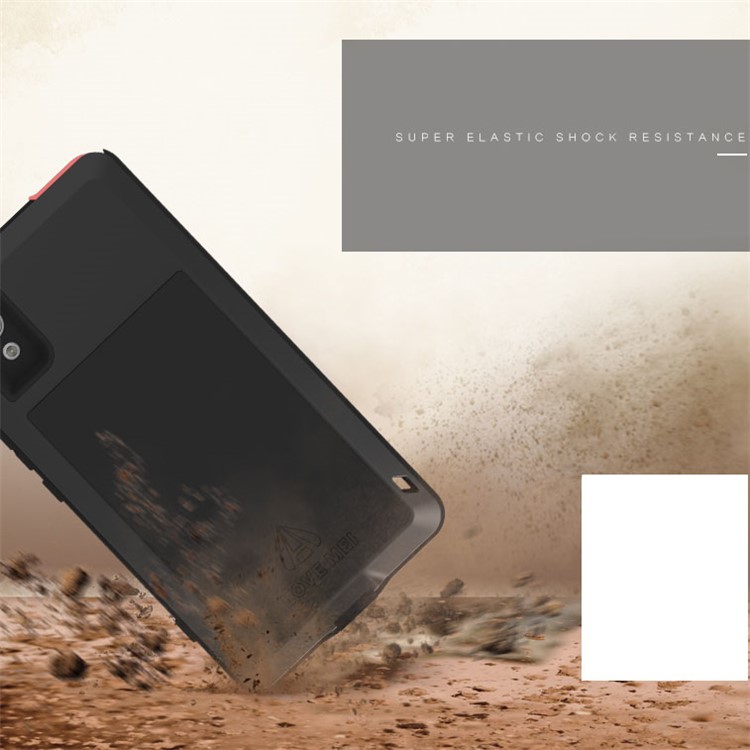 AMOR MEI Potente para Sony Xperia XA1 a prueba de choque Dropproof Dirtproof caso protector del teléfono - Negro-5