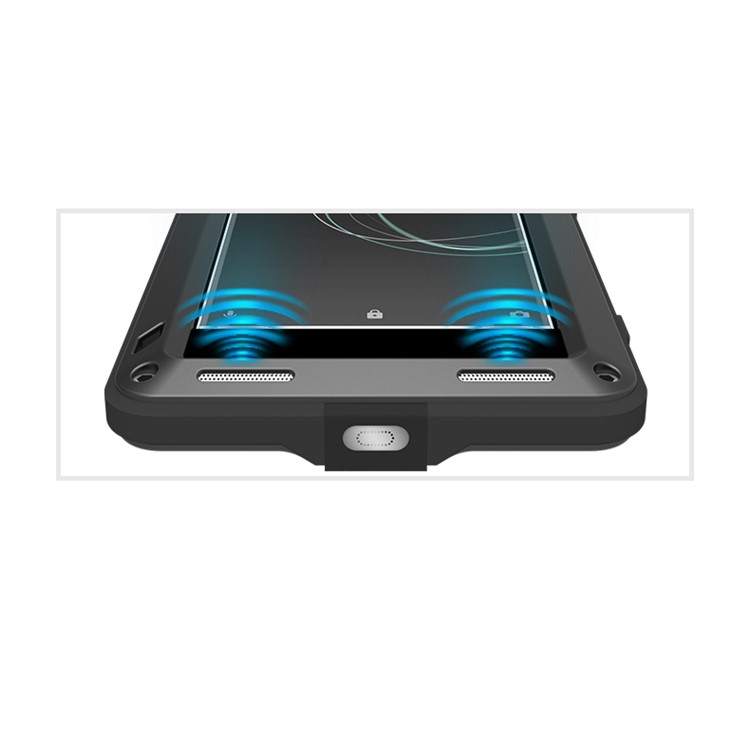 AMOR MEI Potente para Sony Xperia XA1 a prueba de choque Dropproof Dirtproof caso protector del teléfono - Negro-6