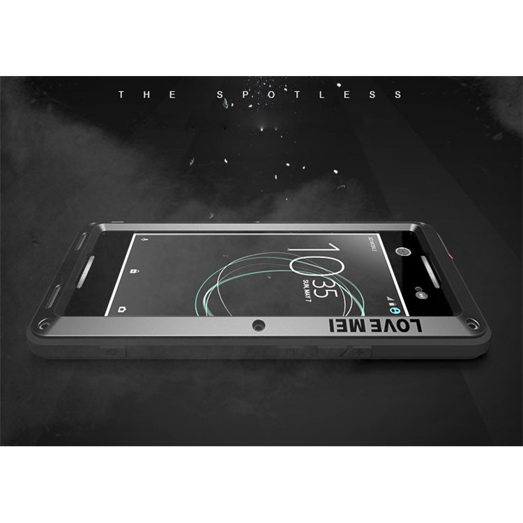 AMOR MEI Potente para Sony Xperia XA1 a prueba de choque Dropproof Dirtproof caso protector del teléfono - Negro-9