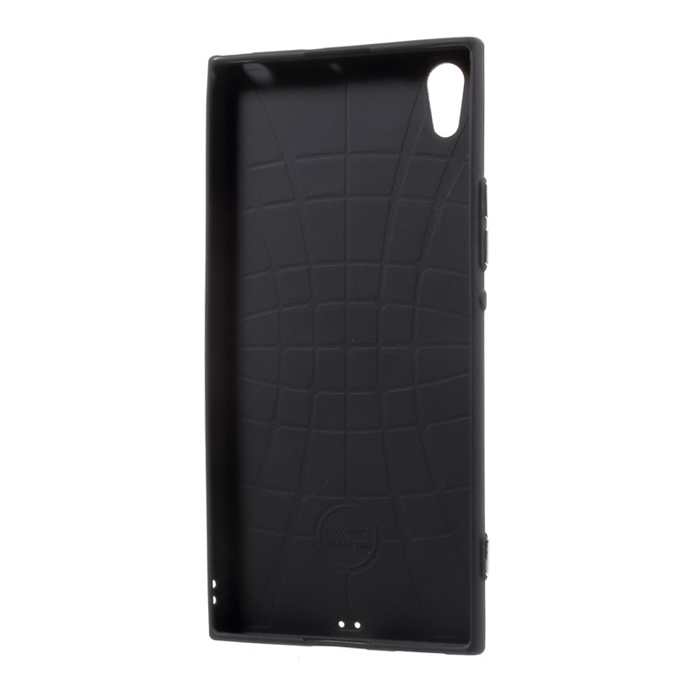 Embossed Pattern Soft TPU Back Case for Sony Xperia XA1 Ultra - Flowers and Leaves Pattern-6