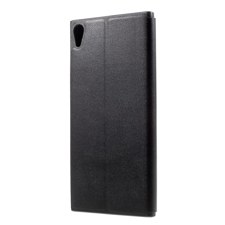 PIPILU FIB Color Leather Stand Protective Case for Sony Xperia XA1 Ultra - Black-3