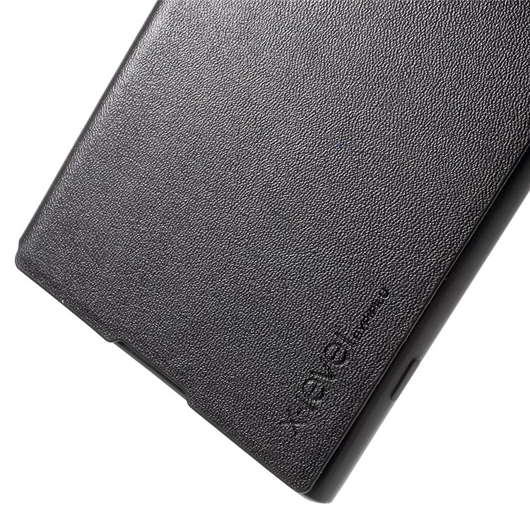 PIPILU FIB Color Leather Stand Protective Case for Sony Xperia XA1 Ultra - Black-6