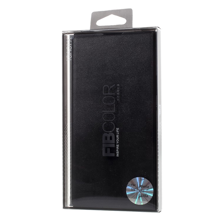 PIPILU FIB Color Leather Stand Protective Case for Sony Xperia XA1 Ultra - Black-9