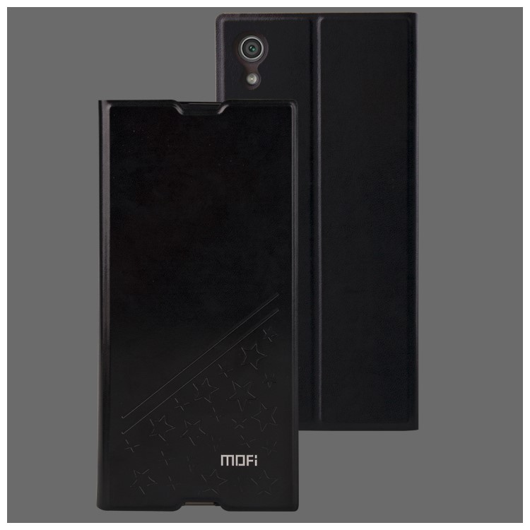 MOFI Star Series Flip PU Leather Phone Cover for Sony Xperia XA1 Ultra - Black-2