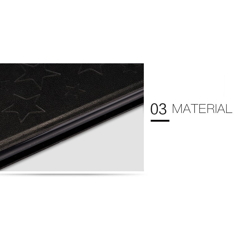MOFI Star Series Flip PU Leather Phone Cover for Sony Xperia XA1 Ultra - Black-8