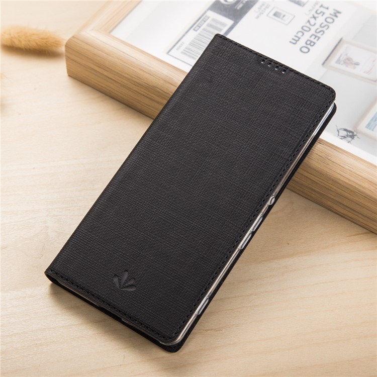 VILI DMX Style Side Flip Leather Stand Card Slot Case for Sony Xperia XA Ultra - Black-1