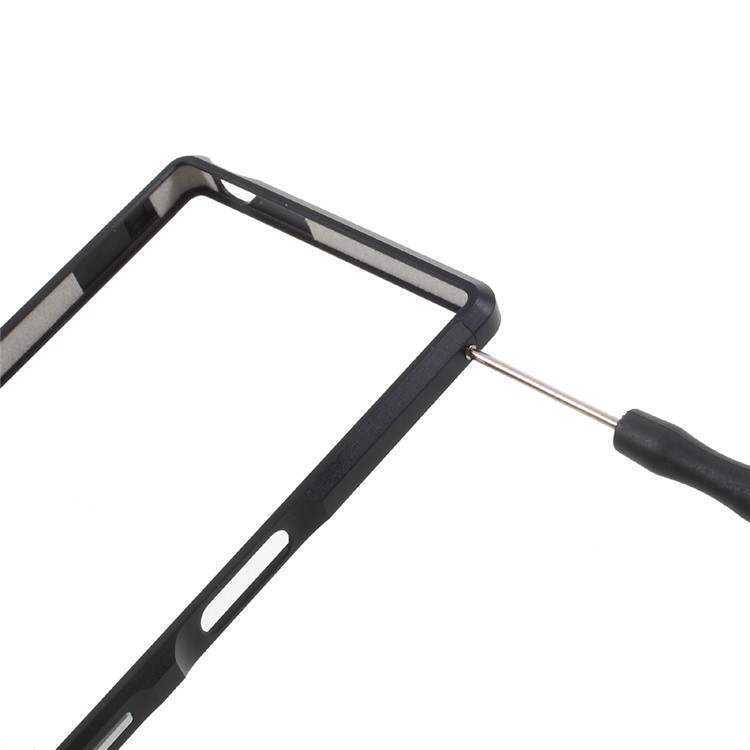 Screw Lock Aluminium Alloy Bumper Frame for Sony Xperia Z5 / Z5 Dual - Black-6
