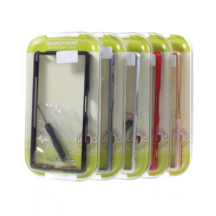 Screw Lock Aluminium Alloy Bumper Frame for Sony Xperia Z5 / Z5 Dual - Black-9