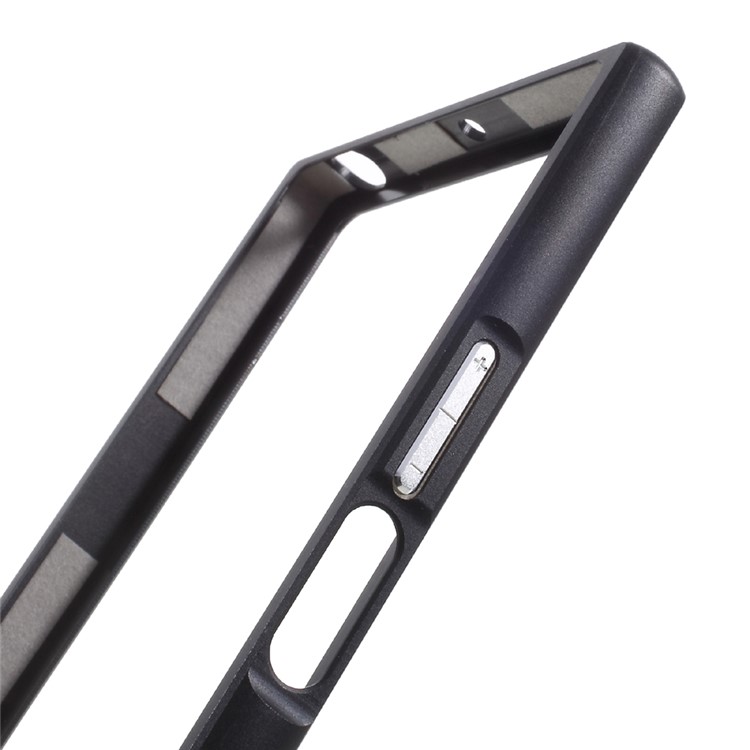 Slide-on Metal Bumper Frame for Sony Xperia XZ Premium - Black-4