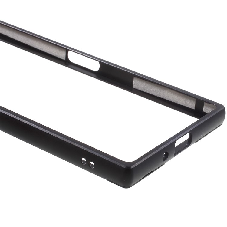 Slide-on Metal Bumper Frame for Sony Xperia XZ Premium - Black-5