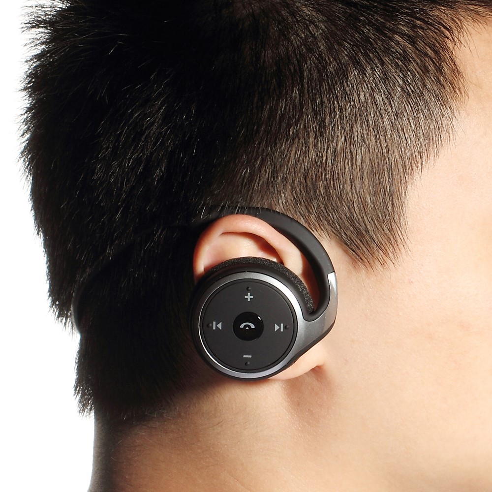 A6 Sports Bluetooth 4.0 Neckband fone de ouvido estéreo com microfone - negro-6