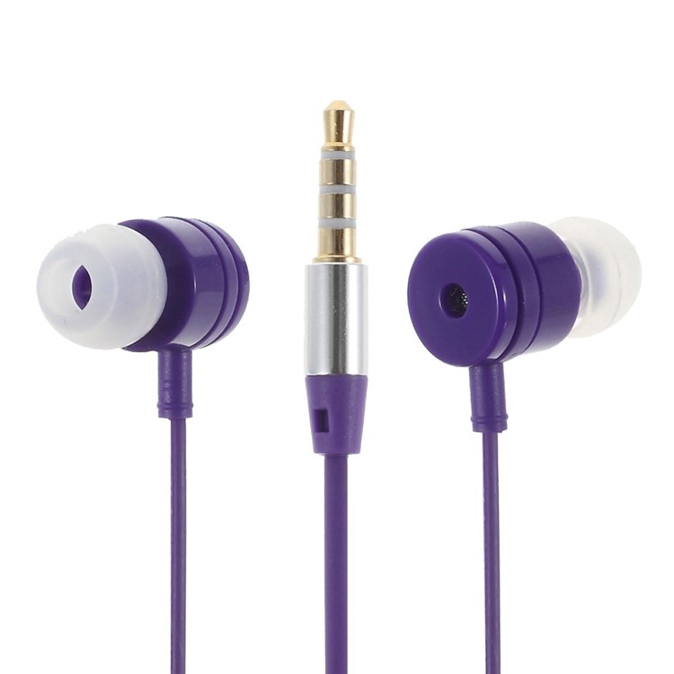 

Purple Mosidun M14 3.5MM Piston Headphone for iPhone Samsung HTC LG Huawei w/ Mic Remote Control, iPhone 5c