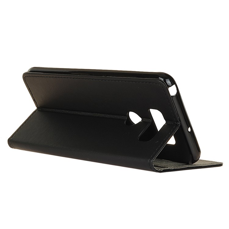 Wallet PU Leather Stand Mobile Phone Casing for LG V30 - Black-5