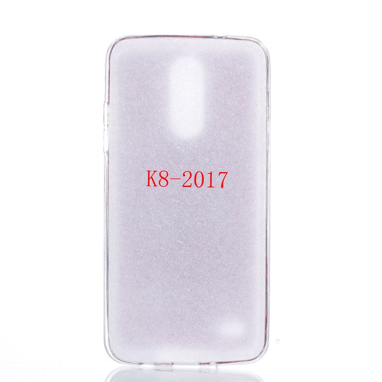 Glittering Sequins Color Changing Acrylic TPU Hybrid Phone Case for LG K8 (2017) EU Version - White-2