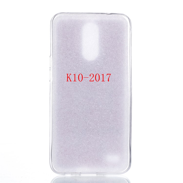 Glittering Sequins Color Changing Acrylic TPU Combo Case for LG K10 (2017) EU Version - White-2