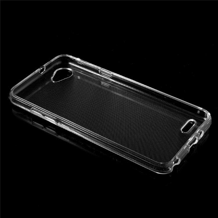 For LG Q6 / Q6 Plus Clear TPU Cellphone Cover with Non-slip Inner - Transparent-3