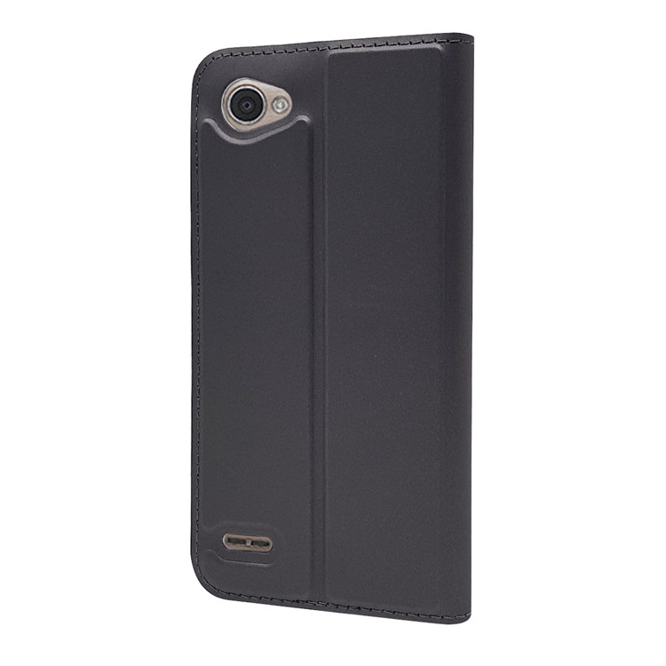 Étui En Cuir Avec Support Pour Carte Magnétique Pour LG Q6 Plus / Lg Q6 M700N (version EU) - Noir-11
