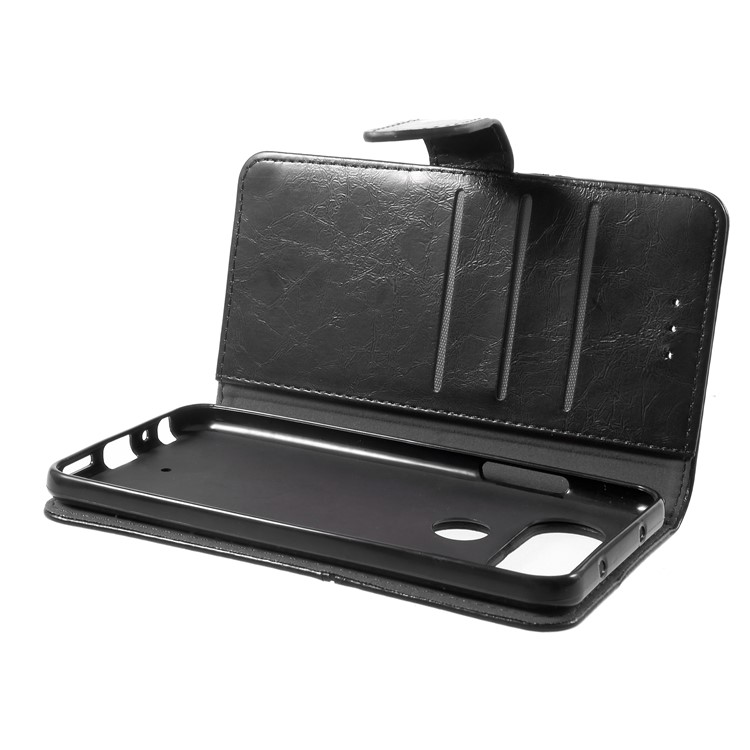 K'TRY Geometric Splicing Series for LG Q8 Wallet Leather Case with Stand - Black-7