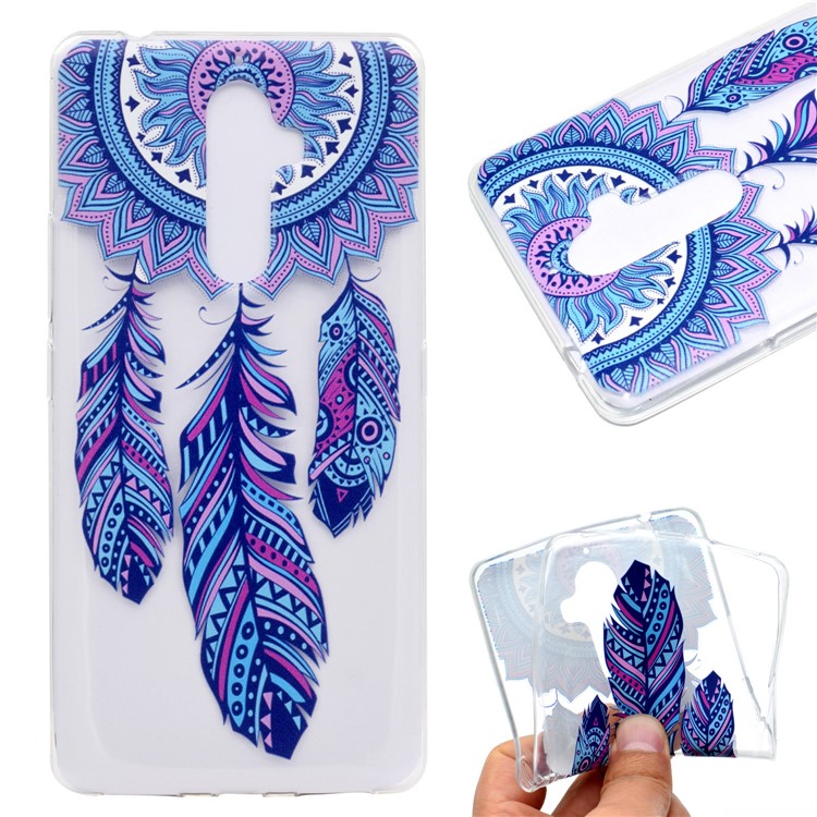 Ultra Thin Pattern Printing Soft TPU Case for LG K8 Note - Dream Catcher-1