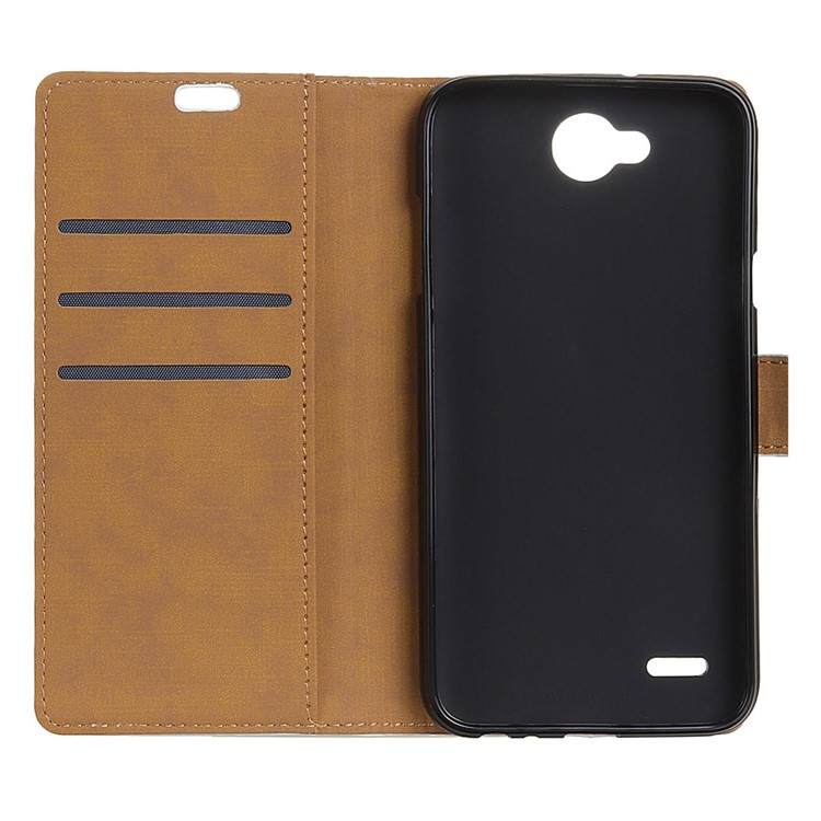 For LG X power2 Leather Wallet Stand Flip Phone Case with Card Holders - Black-7