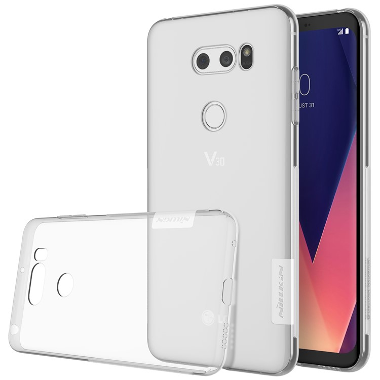 

NILLKIN Nature 0.6mm Soft TPU Mobile Phone Case for LG V30 - White, V30