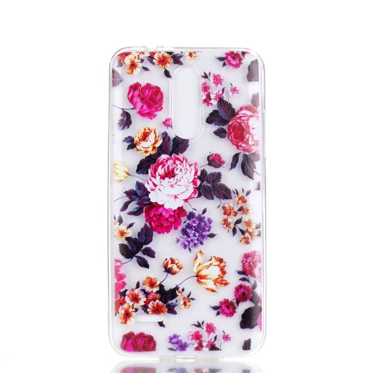 Pattern Printing TPU Gel Case for LG K4 (2017) EU Version - Blooming Flowers-2