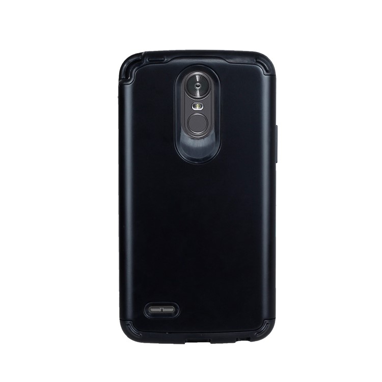 Detachable Shockproof PC + TPU Hybrid Case for LG Stylus 3 - Black-1