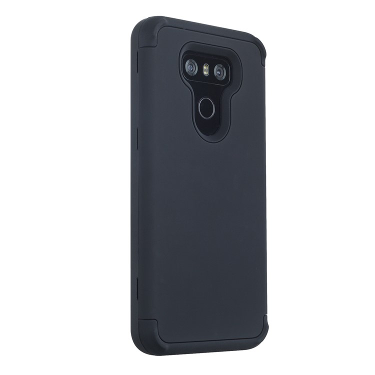 Detachable Shockproof PC + TPU Hybrid Case for LG G6 - Black-3