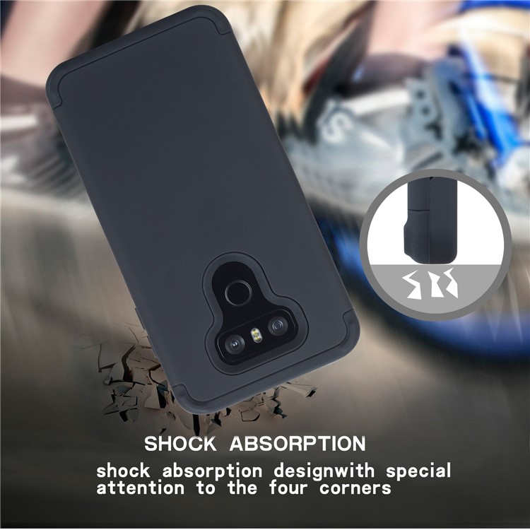 Detachable Shockproof PC + TPU Hybrid Case for LG G6 - Black-7