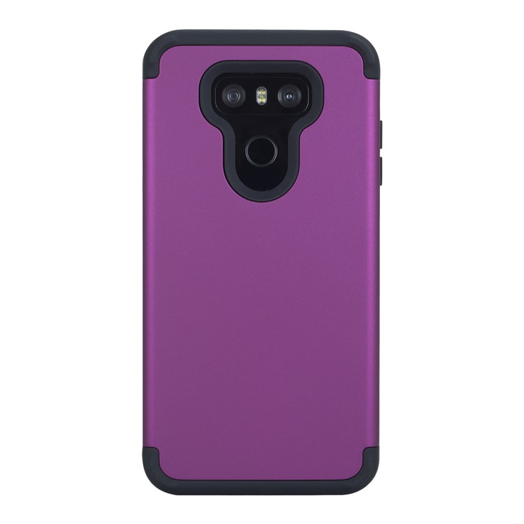 Detachable Shockproof Plastic + TPU Combo Casing for LG G6 - Purple-1