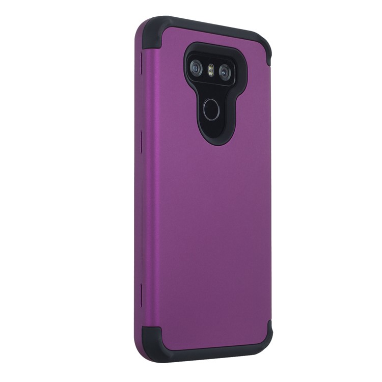 Detachable Shockproof Plastic + TPU Combo Casing for LG G6 - Purple-3