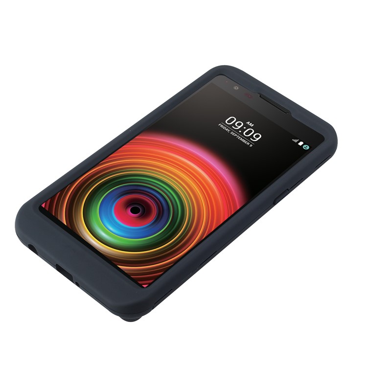 Detachable Shockproof PC + TPU Hybrid Case for LG X Power US Version - Black-6