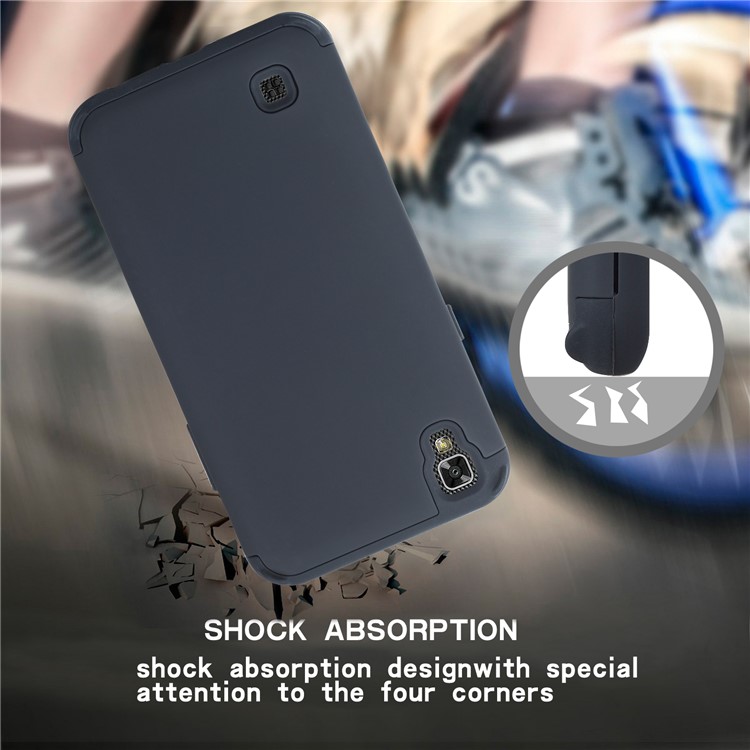 Detachable Shockproof PC + TPU Hybrid Case for LG X Power US Version - Black-8