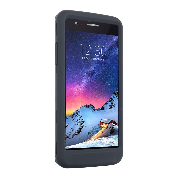 Detachable Shockproof PC + TPU Hybrid Case for LG K8 (2017) US Version - Black-4