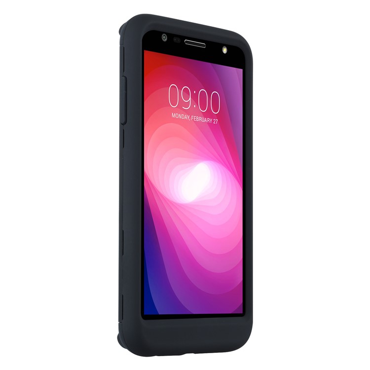 For LG X power2 US Version Detachable Shockproof PC + TPU Hybrid Case - Black-4