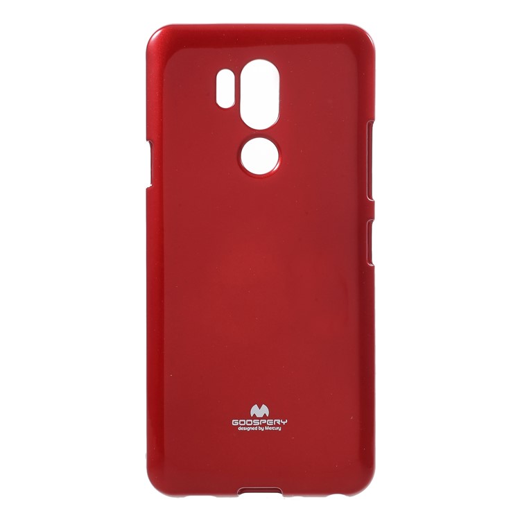 MERCURY GOOSPERY Jelly Glitter Powder TPU Phone Case for LG G7 ThinQ - Red-1
