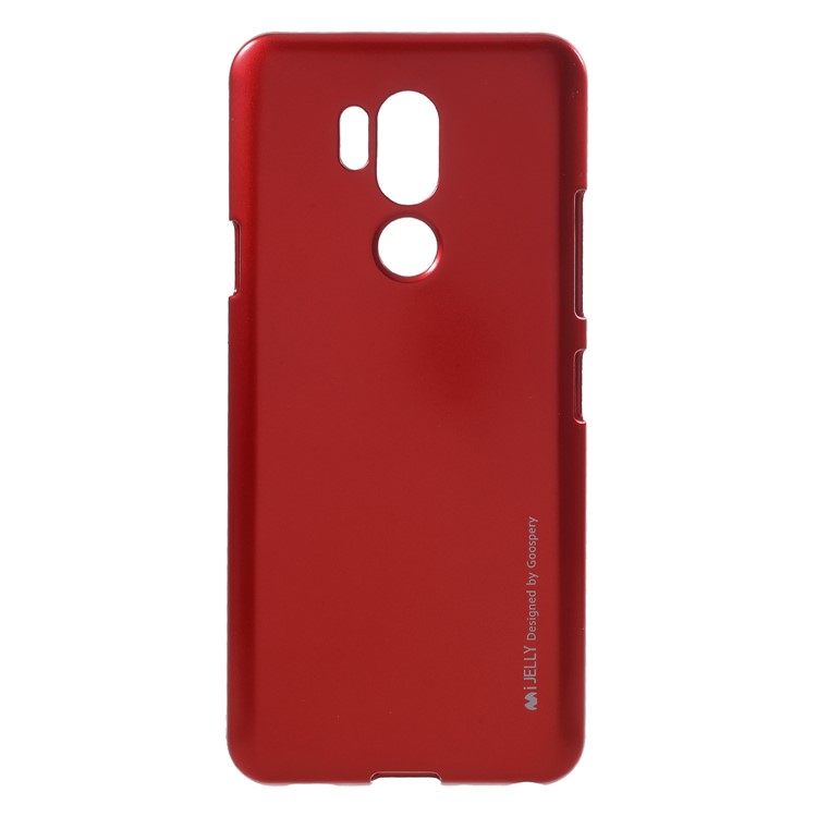 MERCURY GOOSPERY i JELLY Metallic TPU Mobile Phone Case for LG G7 ThinQ - Red-1
