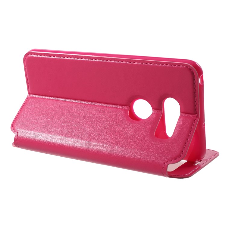 ROAR KOREA Window View Leather Card Holder Case for LG V30 - Rose-4