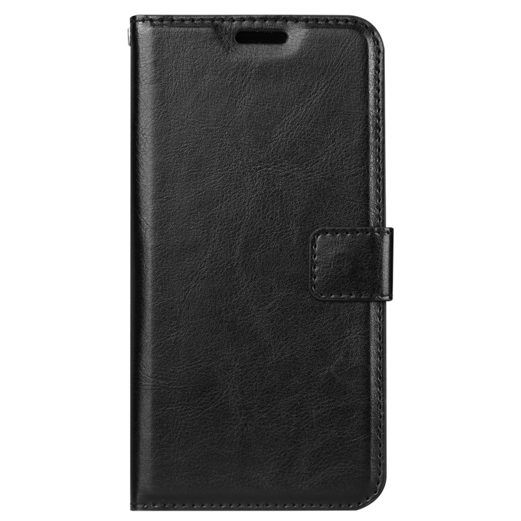 Crazy Horse Texture Wallet Stand Leather Phone Case for LG G7 ThinQ - Black-2