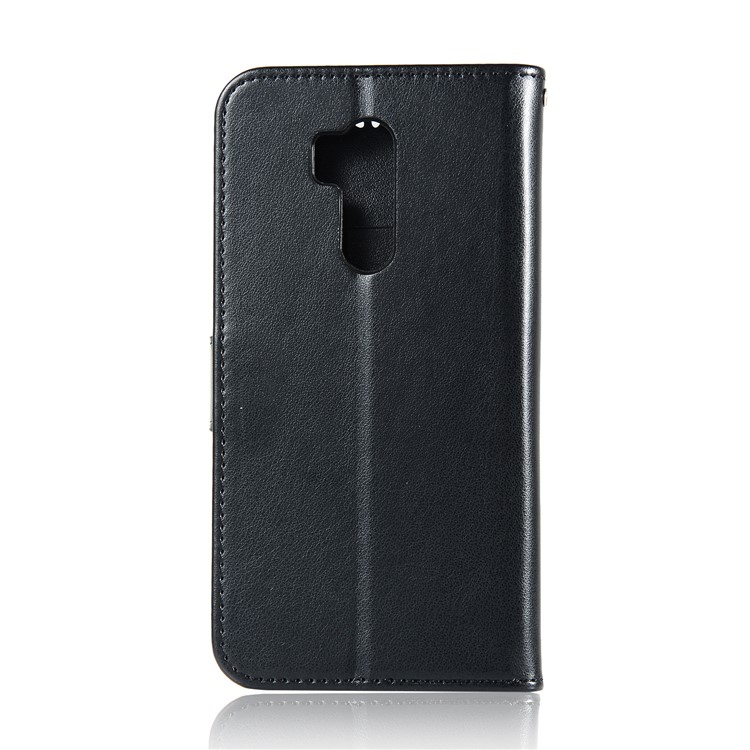 Imprint Owl Dream Catcher Wallet Stand Leather Phone Case for LG G7 ThinQ - Black-3