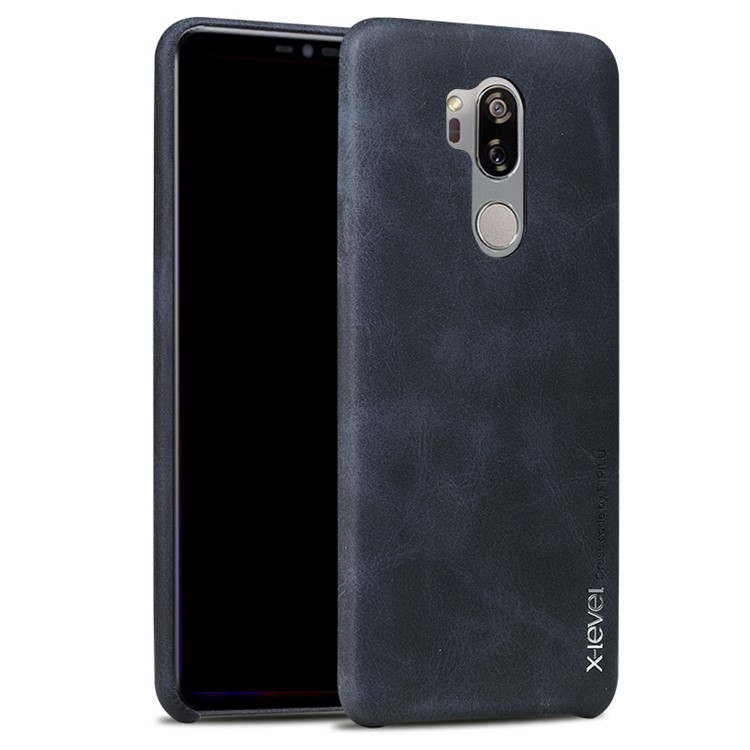 

X-LEVEL Vintage Series PU Leather + PC Phone Shell for LG G7 ThinQ - Black, LG G7 ThinQ