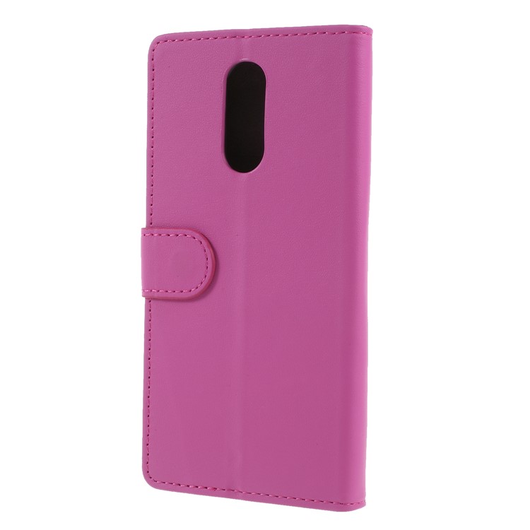 Rosa - Virar Estojo De Couro PU Carteira Protetora Para LG Q Stylus-2