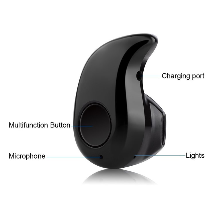 S530 Wireless Bluetooth 4.0 Stereo Earphone for iPhone Samsung Sony etc - Black-5