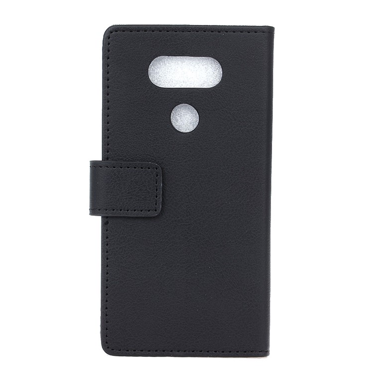 PU Leather Magnetic Wallet Case for LG V40 ThinQ - Black-3