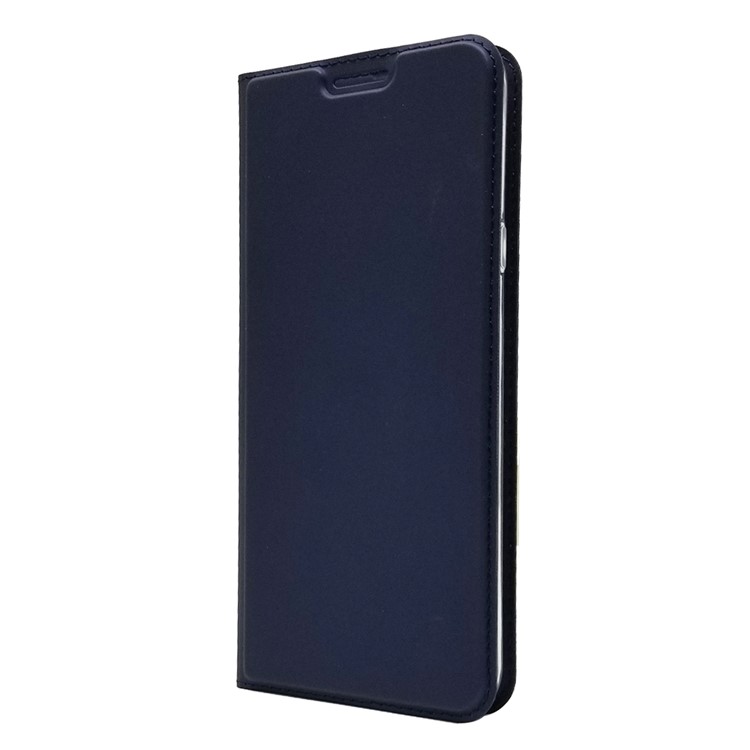 Auto-absorbed Stand Leather Card Holder Cell Phone Case for LG V40 ThinQ - Dark Blue-7